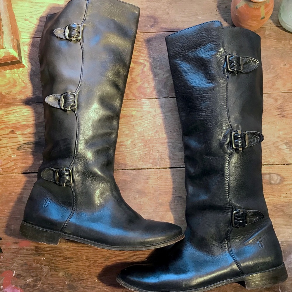 Frye Paige buckle boot
